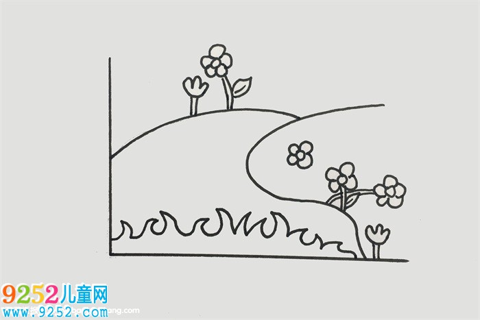 草地怎么畫簡單又好看