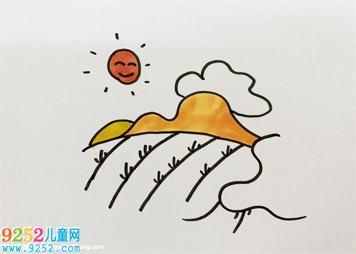 稻田怎么畫