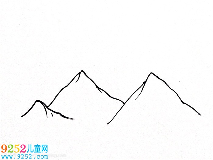 兒童怎么畫喜馬拉雅山