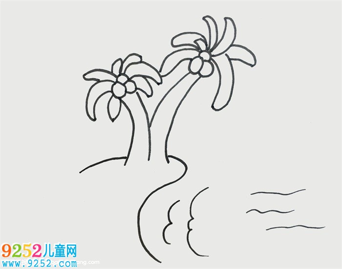 怎么畫海