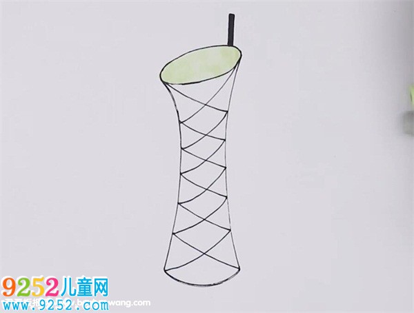 簡易廣州塔怎么畫
