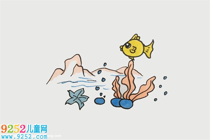 海洋世界怎么畫(huà)