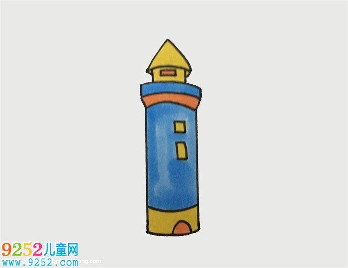 燈塔怎么畫