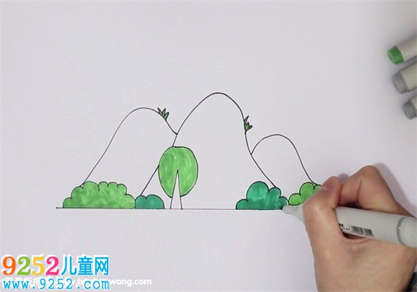 山峰<a href=http://www.inspiredelm.com/jianbihua/ target=_blank class=infotextkey>簡筆畫</a>