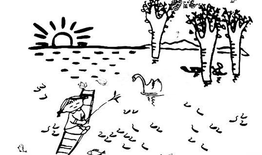 鄉(xiāng)村的風(fēng)光_風(fēng)景簡筆畫大全