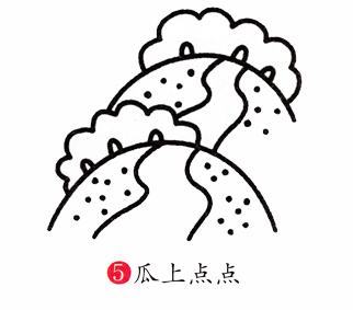 山間小路風景簡筆畫步驟