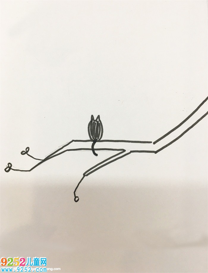用馬克筆畫星空步驟
