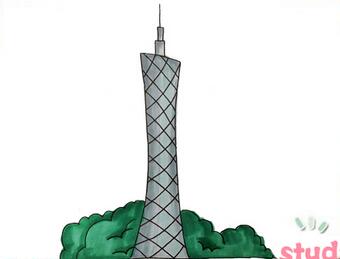 廣州塔簡(jiǎn)筆畫