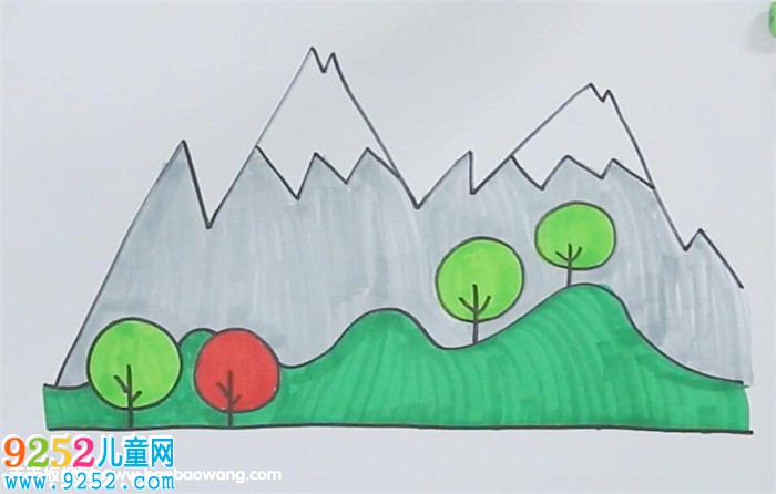大山<a href=http://www.inspiredelm.com/jianbihua/ target=_blank class=infotextkey>簡筆畫</a>