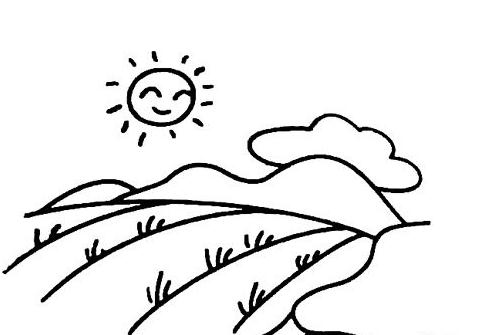 幼兒風(fēng)景簡筆畫大全_鄉(xiāng)村的美景