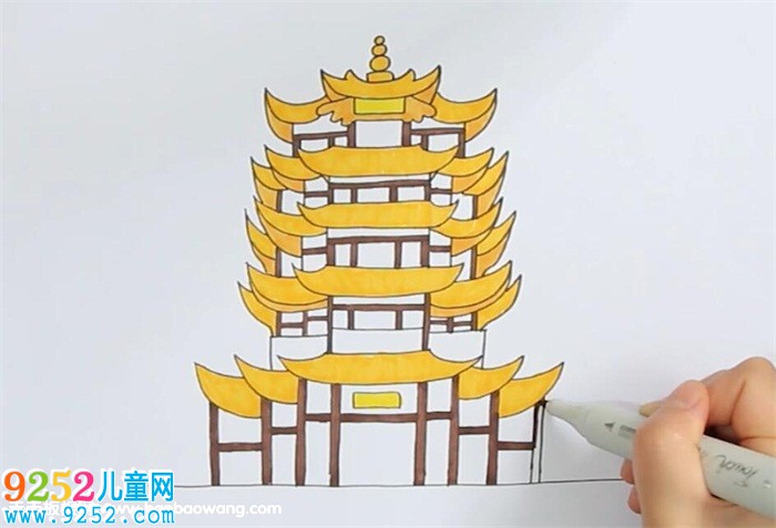 黃鶴樓<a href=http://www.inspiredelm.com/jianbihua/ target=_blank class=infotextkey>簡(jiǎn)筆畫</a>