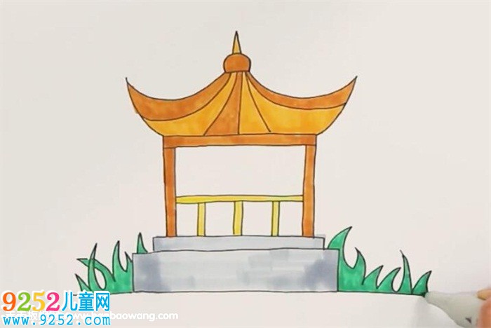亭臺樓閣怎么畫