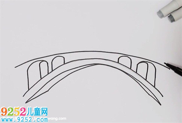 簡單的趙州橋怎么畫