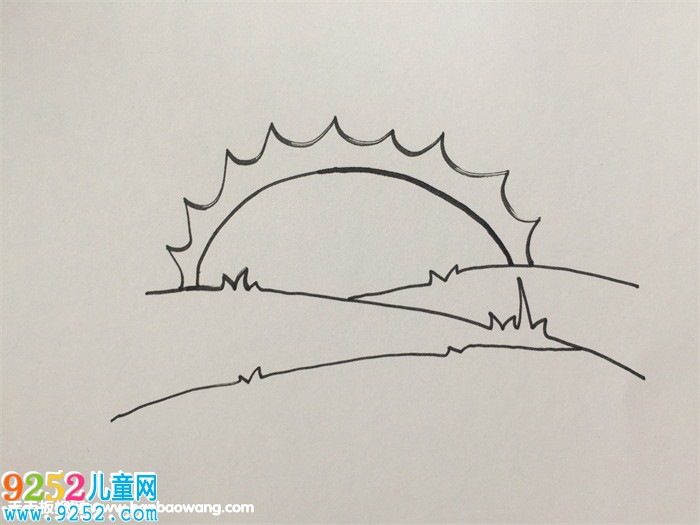 旭日怎么畫(huà)