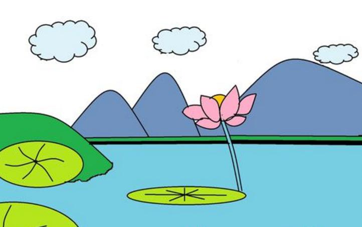 美麗夏天怎么畫_美麗夏天簡筆畫畫法步驟教程