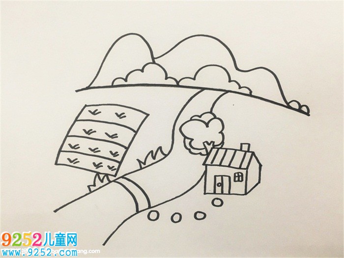 家鄉(xiāng)怎么畫