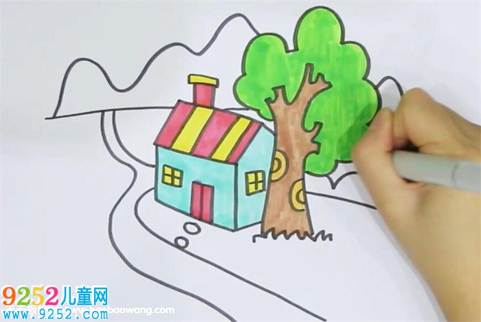 家鄉(xiāng)的風景<a href=http://www.inspiredelm.com/jianbihua/ target=_blank class=infotextkey>簡筆畫</a>