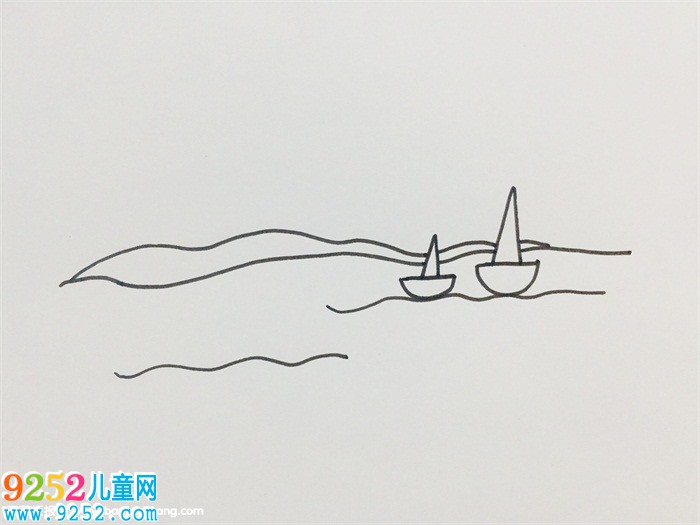 大海怎么畫