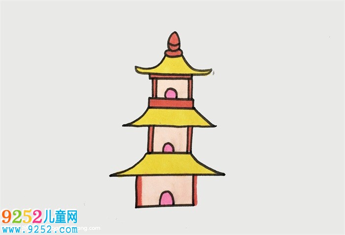 塔怎么畫
