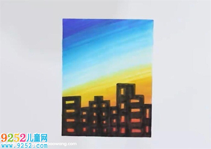 如何用馬克筆畫出星空