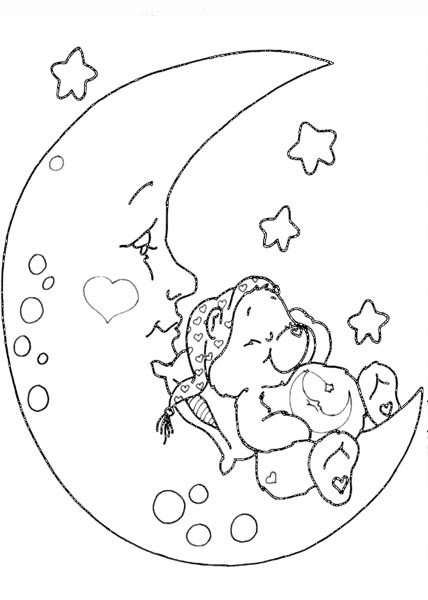 月亮與熊<a href=http://www.inspiredelm.com/jianbihua/ target=_blank class=infotextkey>簡(jiǎn)筆畫(huà)</a>