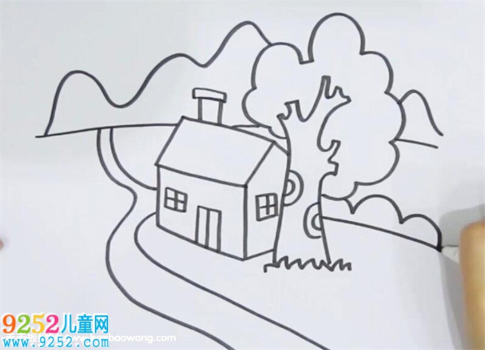家鄉(xiāng)的風景<a href=http://www.inspiredelm.com/jianbihua/ target=_blank class=infotextkey>簡筆畫</a>