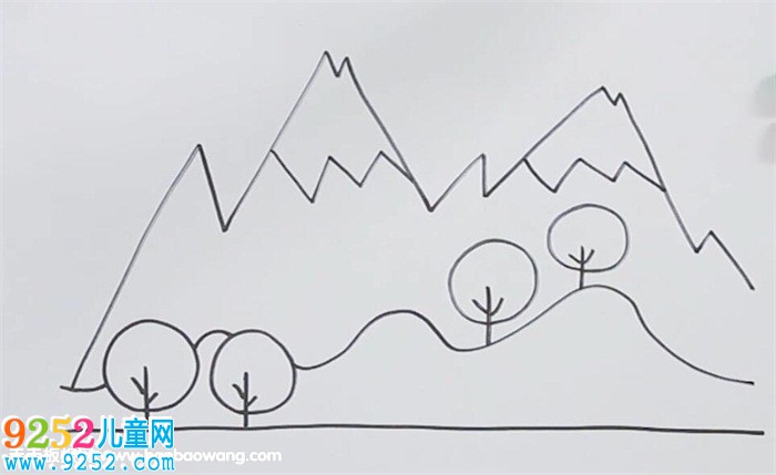 大山<a href=http://www.inspiredelm.com/jianbihua/ target=_blank class=infotextkey>簡筆畫</a>