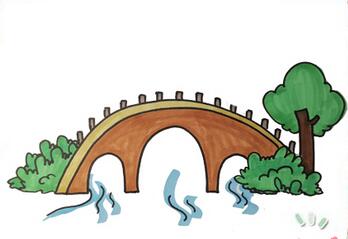 小橋簡(jiǎn)筆畫(huà)