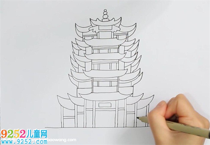 黃鶴樓<a href=http://www.inspiredelm.com/jianbihua/ target=_blank class=infotextkey>簡(jiǎn)筆畫</a>