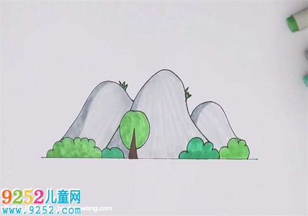 山峰<a href=http://www.inspiredelm.com/jianbihua/ target=_blank class=infotextkey>簡筆畫</a>