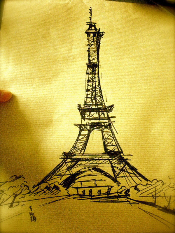 法國埃菲爾鐵塔<a href=http://www.inspiredelm.com/jianbihua/ target=_blank class=infotextkey>簡筆畫</a>