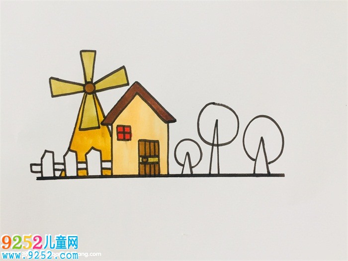 農(nóng)場(chǎng)怎么畫(huà)