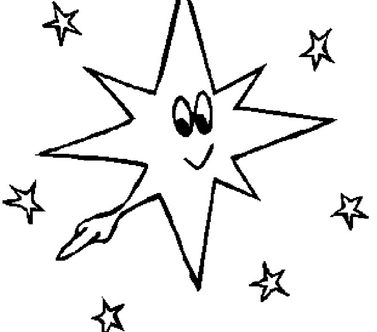 卡通小星星簡筆畫