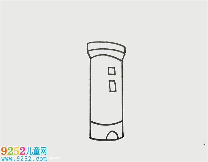 燈塔怎么畫