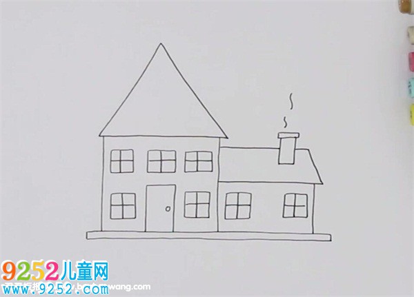 村舍房屋<a href=http://www.inspiredelm.com/jianbihua/ target=_blank class=infotextkey>簡(jiǎn)筆畫(huà)</a>