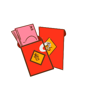 春節(jié)大紅包簡(jiǎn)筆怎么畫