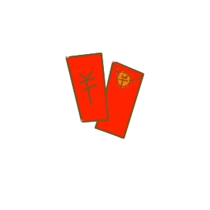 超簡單的新年紅包簡筆畫步驟圖