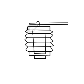 超簡(jiǎn)單的春節(jié)紙燈籠簡(jiǎn)筆步驟圖