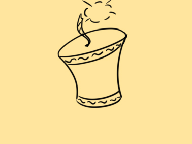 春節(jié)爆竹簡(jiǎn)筆怎么畫(huà)