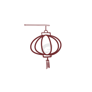 春節(jié)彩色燈籠兒童簡(jiǎn)筆