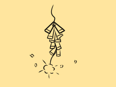 小學(xué)生畫(huà)放鞭炮簡(jiǎn)筆畫(huà)教程