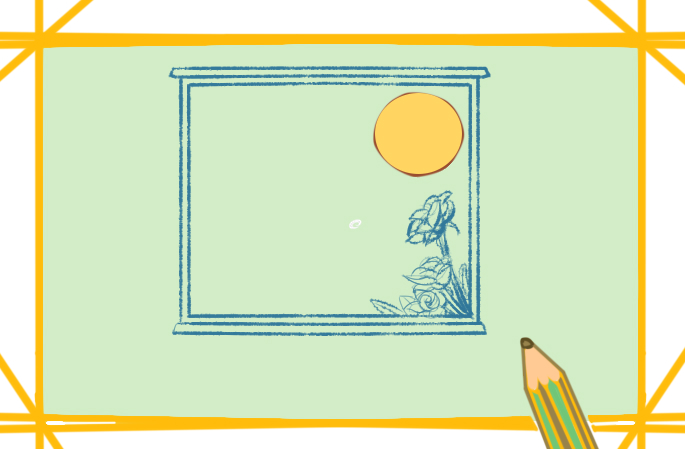 窗邊美景的<a href=http://www.inspiredelm.com/jianbihua/ target=_blank class=infotextkey>簡筆畫</a>簡單又漂亮