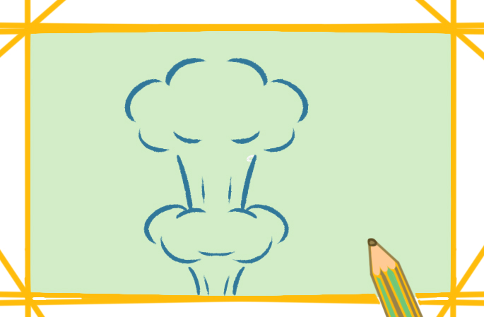 蘑菇云<a href=http://www.inspiredelm.com/jianbihua/ target=_blank class=infotextkey>簡(jiǎn)筆畫</a>帶顏色怎么畫