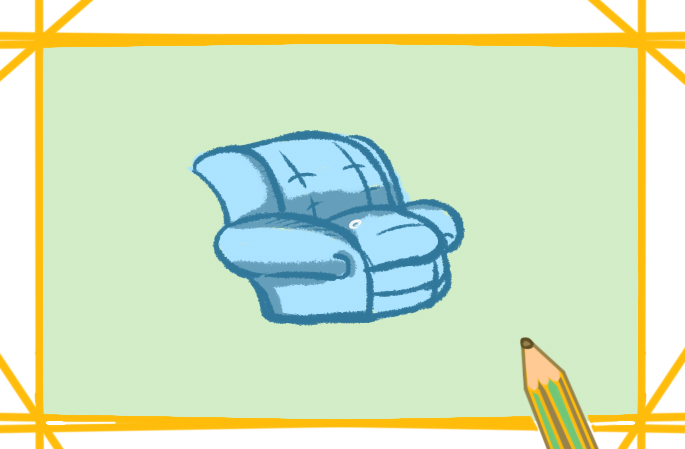 沙發(fā)<a href=http://www.inspiredelm.com/jianbihua/ target=_blank class=infotextkey>簡筆畫</a>帶顏色怎么畫