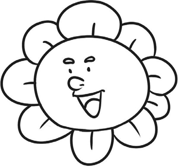 向日葵怎么畫<a href=http://www.inspiredelm.com/jianbihua/ target=_blank class=infotextkey>簡筆畫</a>-卡通的太陽花