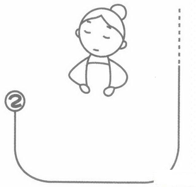 跳芭蕾舞的小女孩<a href=http://www.inspiredelm.com/jianbihua/ target=_blank class=infotextkey>簡筆畫</a>教程