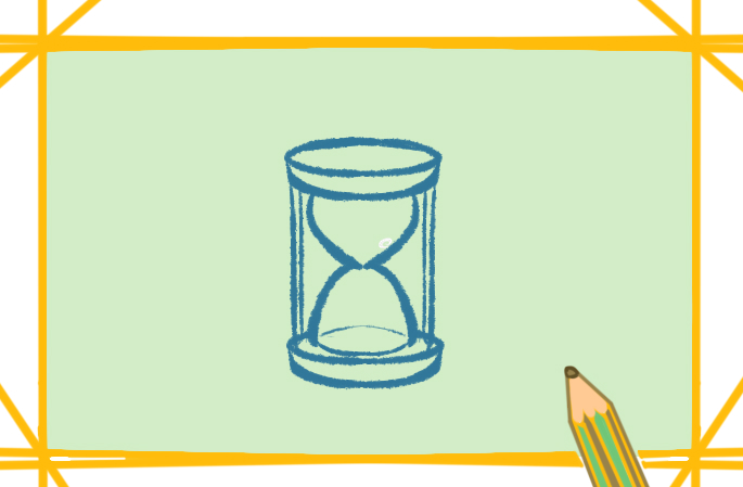 可愛卡通的沙漏<a href=http://www.inspiredelm.com/jianbihua/ target=_blank class=infotextkey>簡筆畫</a>帶顏色怎么畫