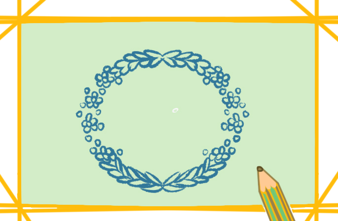 圣誕節(jié)花邊<a href=http://www.inspiredelm.com/ertonghua/ target=_blank class=infotextkey>兒童畫</a>怎么畫簡單漂亮