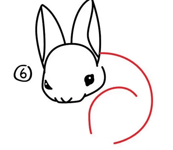 小兔子<a href=http://www.inspiredelm.com/jianbihua/ target=_blank class=infotextkey>簡筆畫</a>繪畫教程圖解