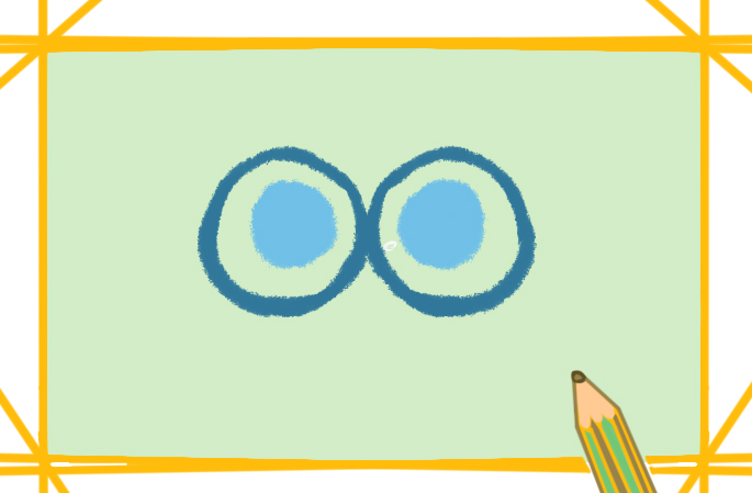 卡通眼睛<a href=http://www.inspiredelm.com/jianbihua/ target=_blank class=infotextkey>簡筆畫</a>可愛帶顏色怎么畫